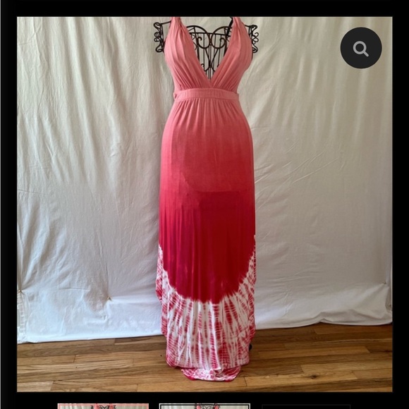 Gypsy 05 Dresses & Skirts - Gypsy 05  La Ba Dee Pink and Red Ombre Maxi Dress size S